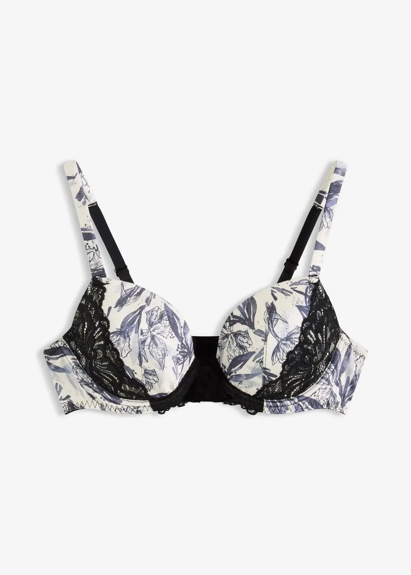 Femme bonprix Grands Bonnets D-H|Dessous|Soutien-gorge à coques en satin imprimé