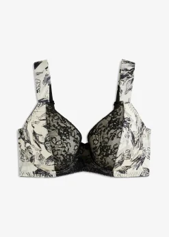 bonprix Soutien-gorge à coques et armatures, matière brillante|Femme Grands Bonnets D-H|Dessous