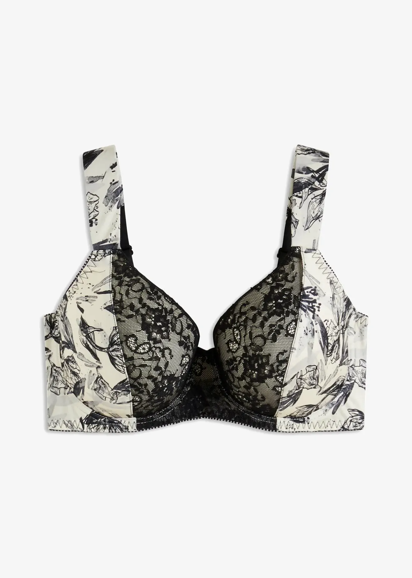 bonprix Soutien-gorge à coques et armatures, matière brillante|Femme Grands Bonnets D-H|Dessous