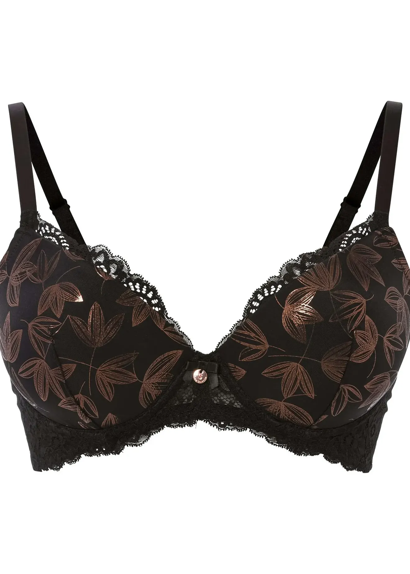 bonprix Soutien-gorge à coques et armatures avec effet scintillant|Femme Grands Bonnets D-H|Dessous