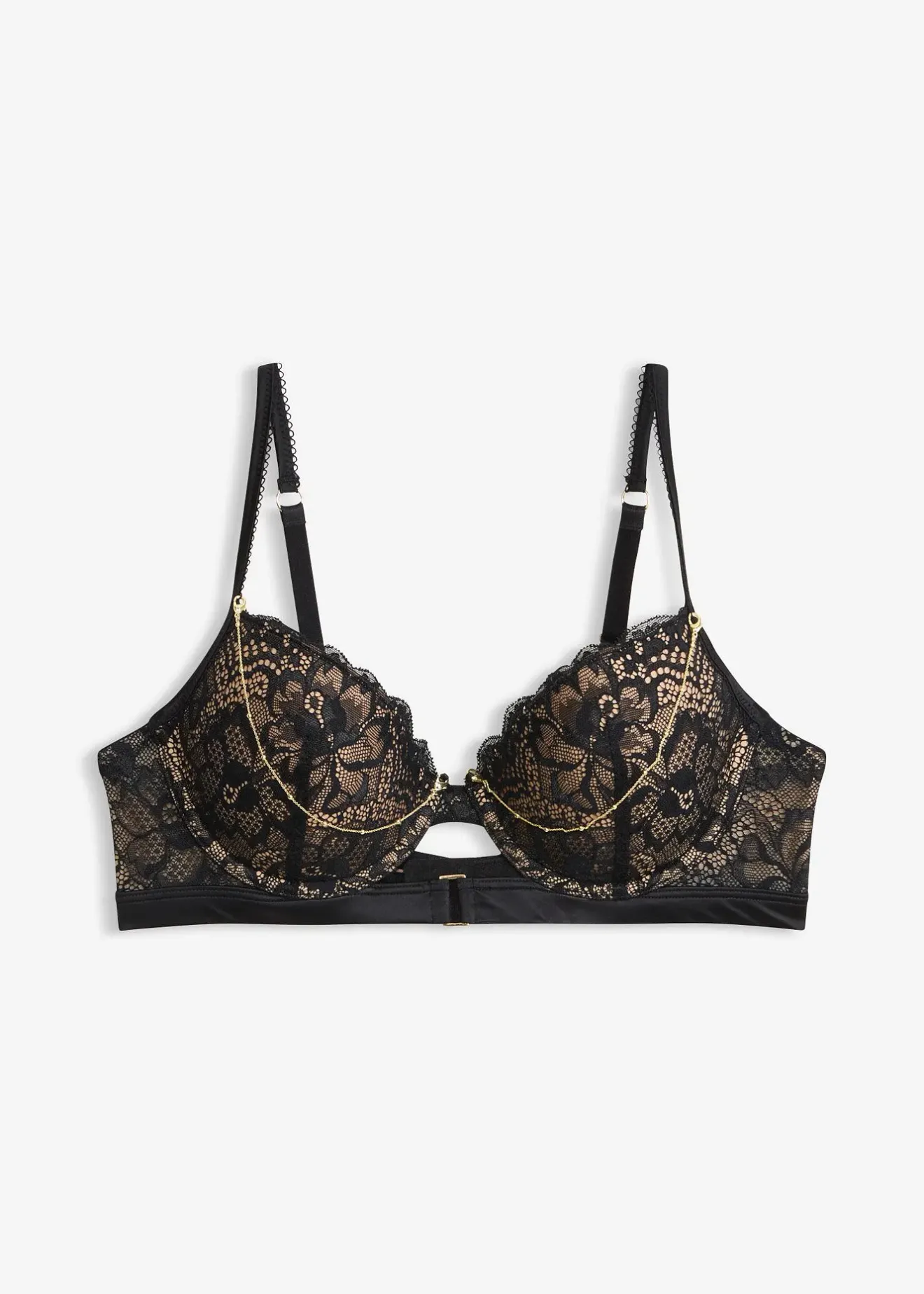 Femme bonprix Dessous|Soutiens-Gorge|Soutien-gorge à coques et chaîne amovible