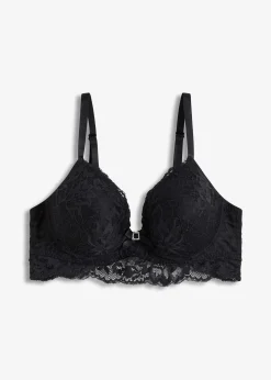 Femme bonprix Grands Bonnets D-H|Dessous|Soutien-gorge à coques et dentelle délicate