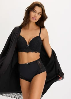 Femme bonprix Grands Bonnets D-H|Dessous|Soutien-gorge à coques et dentelle délicate