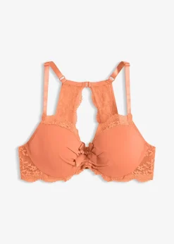 bonprix Soutien-gorge à coques et dentelle florale|Femme Dessous|Soutiens-Gorge