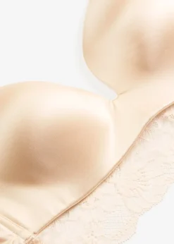 bonprix Soutien-gorge à coques et dentelle, sans armatures|Femme Dessous|Soutiens-Gorge