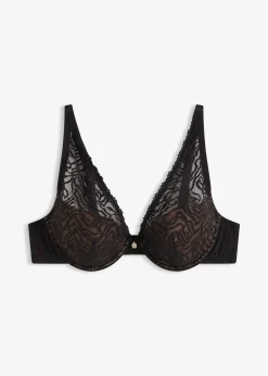 Femme bonprix Grands Bonnets D-H|Soutien-gorge à coques et dentelle fine