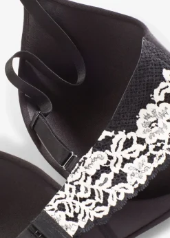 bonprix Soutien-gorge à coques sans armatures, coton et dentelle|Femme Basiques|Lingerie Coton