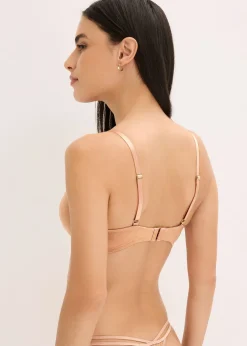 Femme bonprix Dessous|Soutiens-Gorge|Soutien-gorge avec armatures et matière brillante