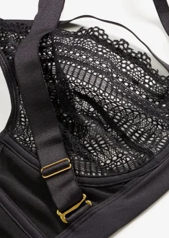 Femme bonprix Grands Bonnets D-H|Lingerie Érotique|Soutien-gorge avec ras de cou amovible