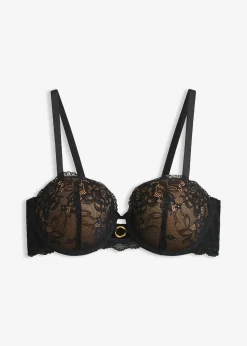 bonprix Soutien-gorge balconnet avec dentelle florale|Femme Dessous|Soutiens-Gorge