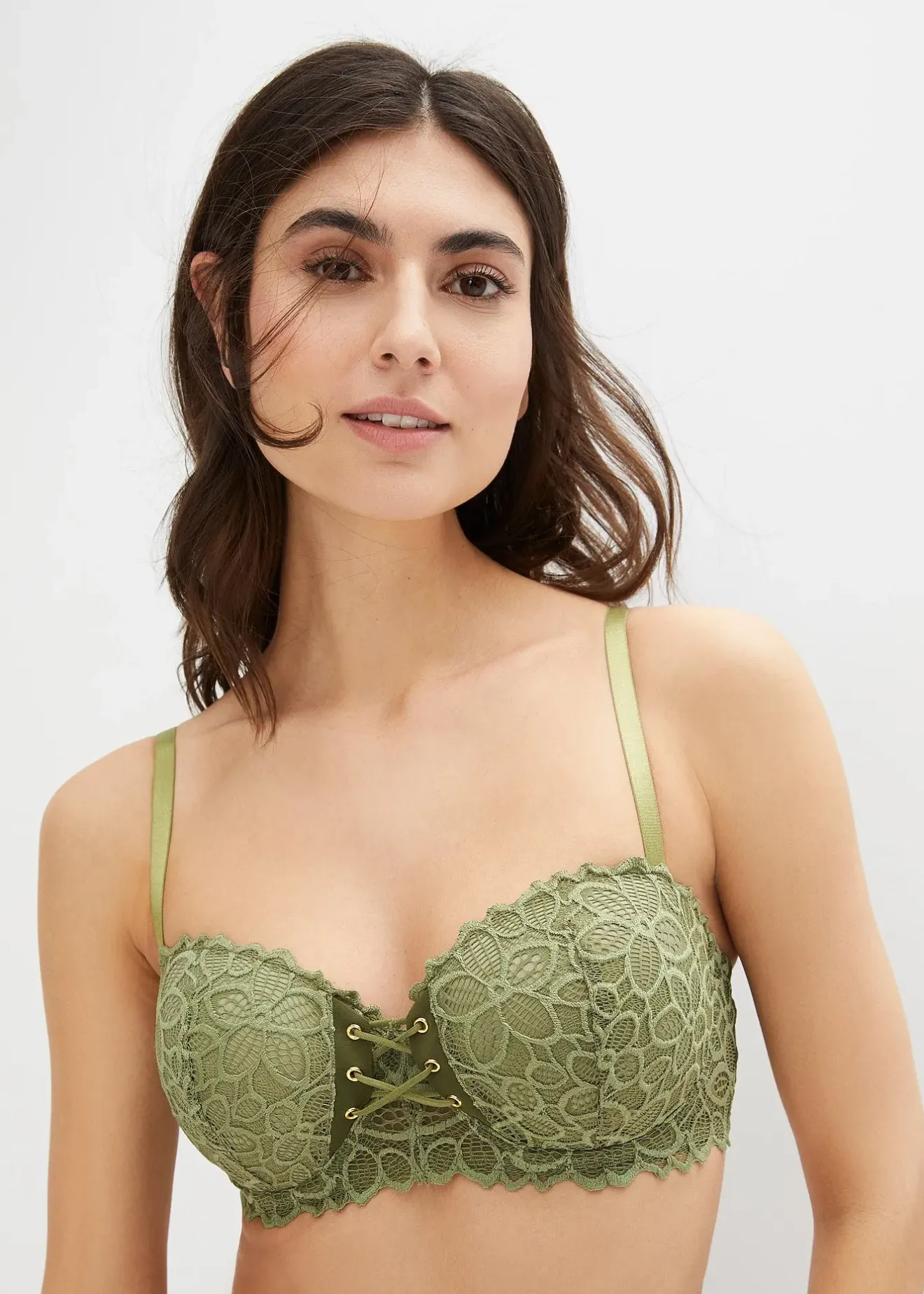 Femme bonprix Dessous|Soutiens-Gorge|Soutien-gorge balconnet en dentelle