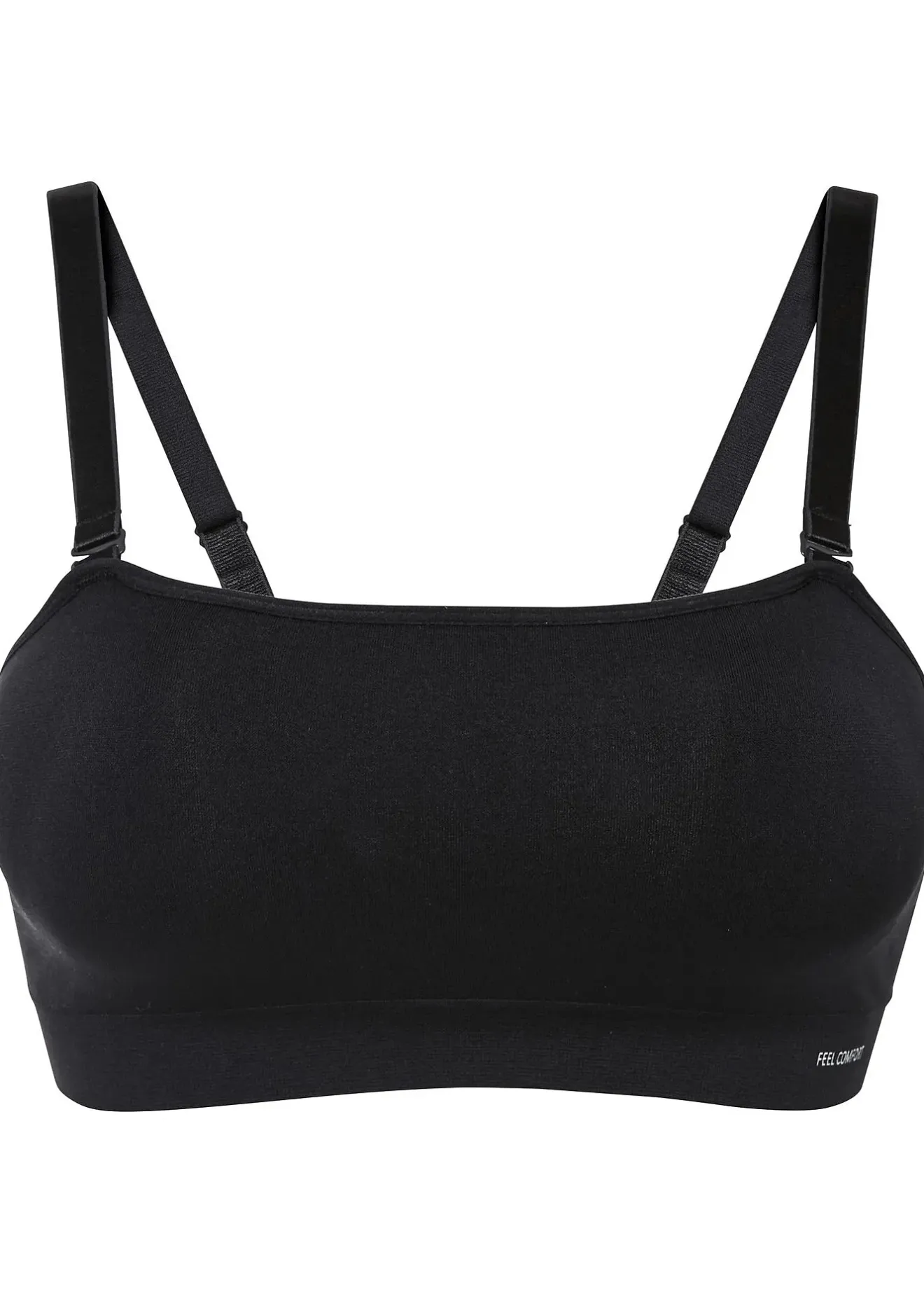 bonprix Soutien-gorge bandeau sans couture rembourré Feel Comfort avec bretelles amovibles|Femme Sans Couture|Soutiens-Gorge