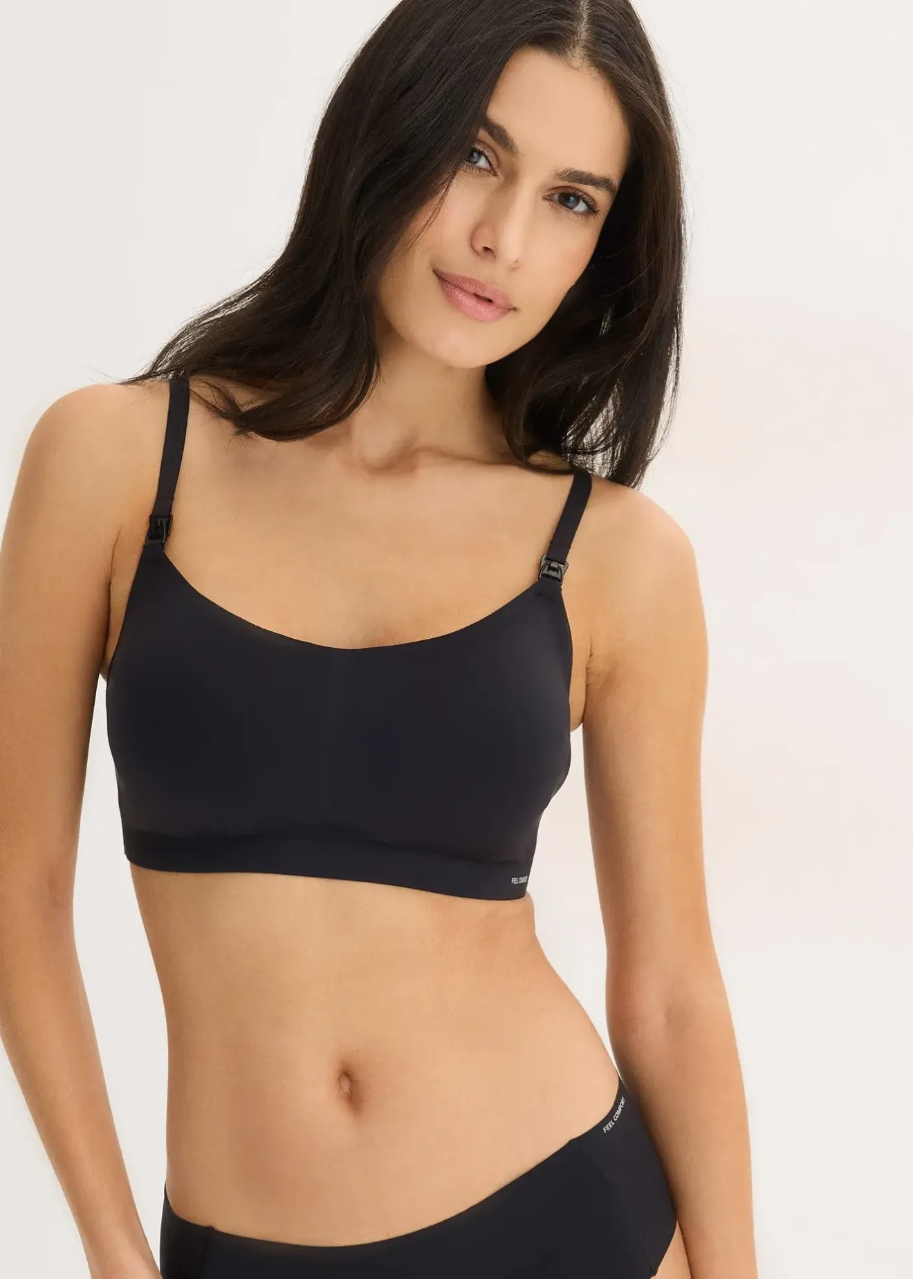 bonprix Soutien-gorge d’allaitement rembourré sans armatures découpes laser|Femme Sans Couture|Maternité