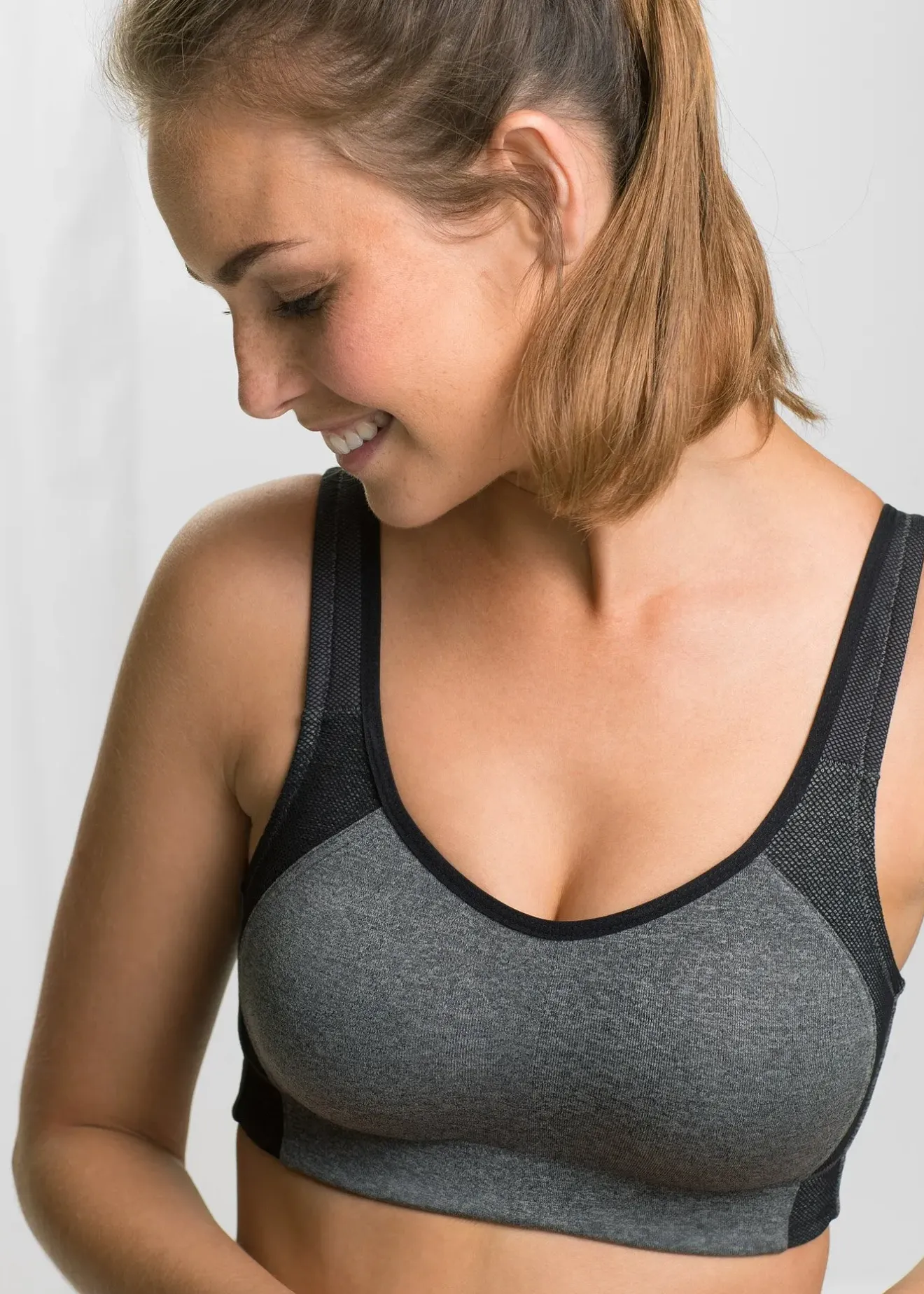 bonprix Soutien-gorge de sport maintien modéré|Femme Grands Bonnets D-H|Sous-Vêtements Sport