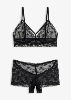 Femme bonprix Lingerie Érotique|Soutien-gorge et slip (Ens. 2 pces.)