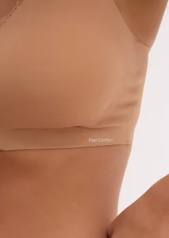 Femme bonprix Sans Couture|Basiques|Soutien-gorge Feel Comfort rembourré à découpe laser sans armatures avec fermeture sur le devant