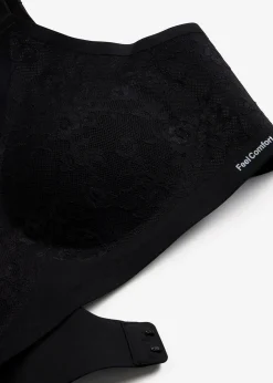 Femme bonprix Sans Couture|Soutiens-Gorge|Soutien-gorge Feel Comfort rembourré sans armatures, orné de dentelle