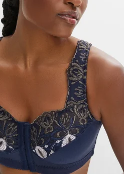 Femme bonprix Grands Bonnets D-H|Soutiens-Gorge|Soutien-gorge grand maintien sans armatures, fermeture devant