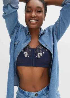 Femme bonprix Grands Bonnets D-H|Soutiens-Gorge|Soutien-gorge grand maintien sans armatures, fermeture devant