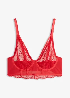 Femme bonprix Dessous|Soutiens-Gorge|Soutien-gorge long en broderie