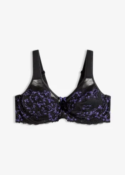 Femme bonprix Soutiens-Gorge|Dessous|Soutien-gorge minimiseur à bretelles rembourrées et dentelle délicate