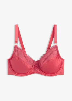 bonprix Soutien-gorge minimiseur à armatures avec broderies florales et brillantes|Femme Grands Bonnets D-H|Dessous