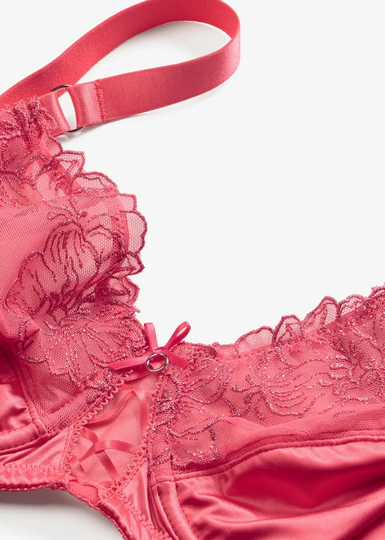 bonprix Soutien-gorge minimiseur à armatures avec broderies florales et brillantes|Femme Grands Bonnets D-H|Dessous