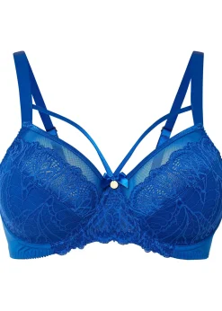 Femme bonprix Grands Bonnets D-H|Dessous|Soutien-gorge minimiseur avec dentelle délicate