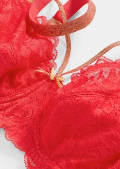 Femme bonprix Grands Bonnets D-H|Dessous|Soutien-gorge minimiseur avec lanières brillantes