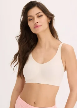 bonprix Soutien-gorge moulé Feel Comfort, rembourré, sans armatures, découpes laser|Femme Sans Couture|Soutiens-Gorge