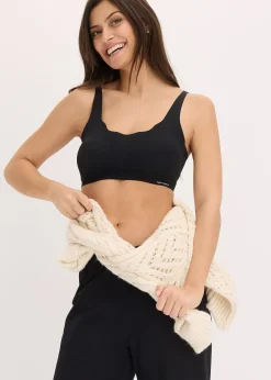 bonprix Soutien-gorge moulé sans armatures Feel Comfort à découpes laser|Femme Sans Couture|Soutiens-Gorge