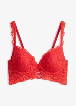 Femme bonprix Dessous|Soutiens-Gorge|Soutien-gorge push-up en dentelle douce