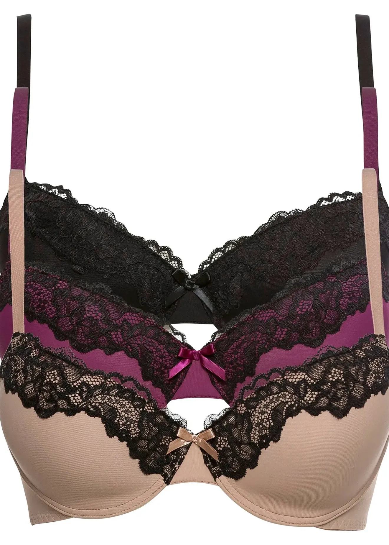 Femme bonprix Grands Bonnets D-H|Soutiens-gorge à coques