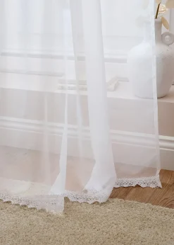 bonprix Stores Voilages|Store voilage avec bordure dentelle