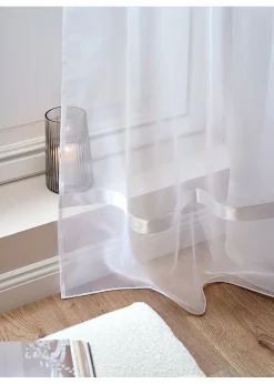 bonprix Store voilage avec ruban satin| Stores Voilages