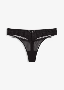 Femme bonprix Dessous|Bas|String en broderie