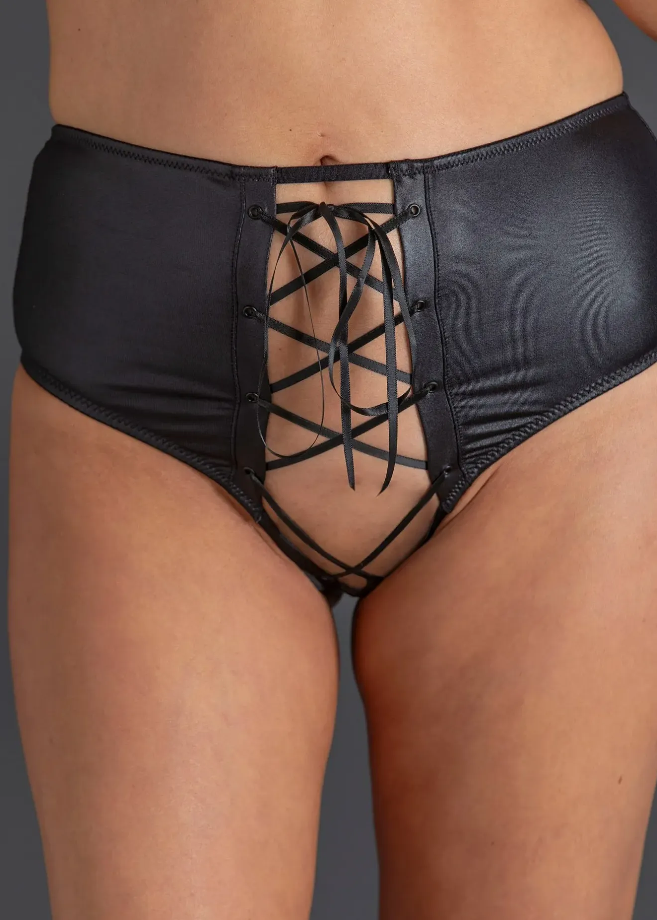 Femme bonprix Lingerie Érotique|String ouvert, taille haute