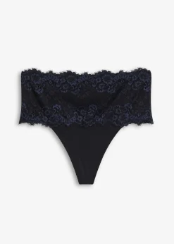 bonprix String sculptant avec dentelle, maintien modéré|Femme Lingerie Sculptante|Bas