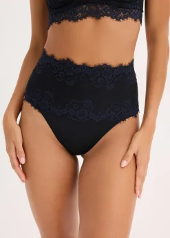 bonprix String sculptant avec dentelle, maintien modéré|Femme Lingerie Sculptante|Bas
