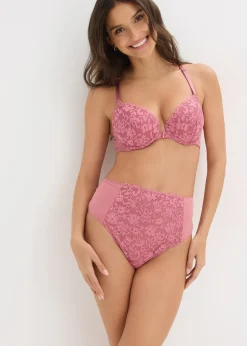 bonprix String taille haute à dentelle|Femme Dessous|Bas