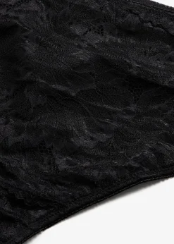 Femme bonprix Dessous|Bas|String taille haute avec dentelle
