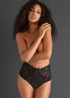 Femme bonprix Lingerie Érotique|String taille haute et ouvert avec chaîne amovible