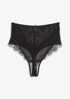 Femme bonprix Lingerie Érotique|Bas|String taille haute ouvert