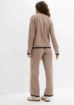 Femme bonprix Pantalons|Survêtement coton (ens. 2 pces)