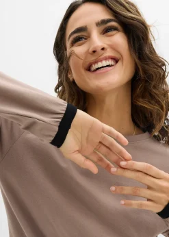 Femme bonprix Pantalons|Survêtement coton (ens. 2 pces)