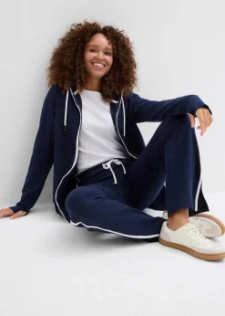 bonprix Survêtement en coton extensible (ens. 2 pces)|Femme Sweats|Pantalons