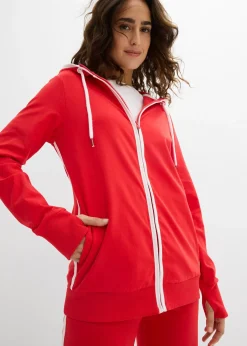 Femme bonprix Sweats|Pantalons|Survêtement en coton extensible (ens. 2 pces)