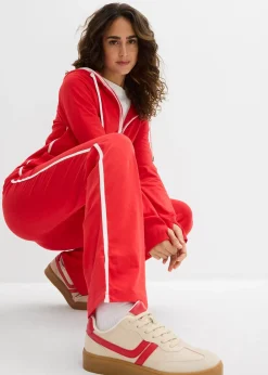 Femme bonprix Sweats|Pantalons|Survêtement en coton extensible (ens. 2 pces)