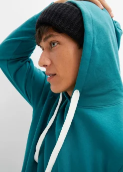 Homme bonprix Sweats|Sweat à capuche 100% coton