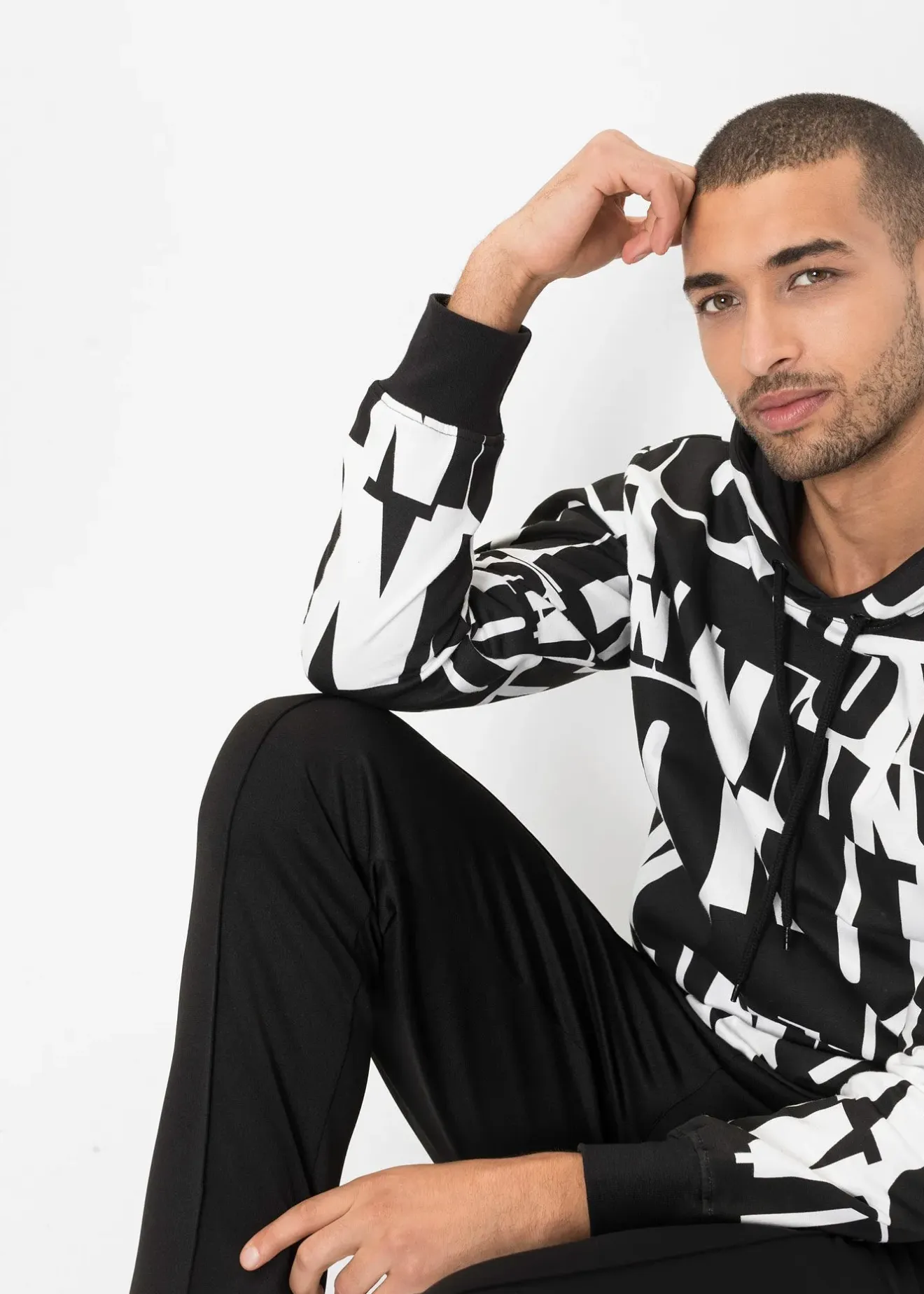 Homme bonprix Sweats|Sweat à capuche 100% coton